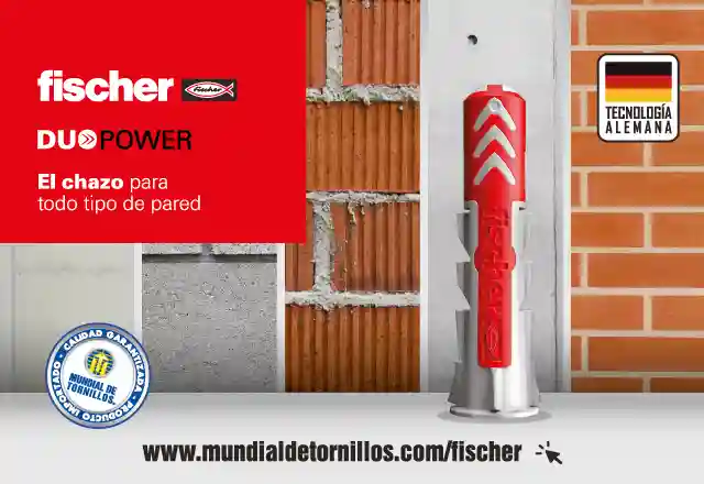 Ventajas de los chazos Fischer DuoPower